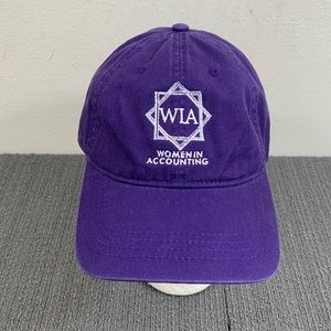 WIA Women in Accounting Baseball Hat Womens Adjustable Purple  Cap America